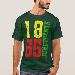 Juneteenth 1865 Proud African American Independenc T-Shirt