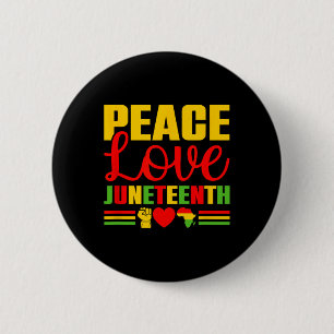 Juneteenth 1865 Shirt Women Freedom Black History  6 Cm Round Badge