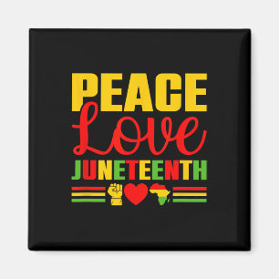 Juneteenth 1865 Shirt Women Freedom Black History  Magnet