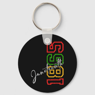 Juneteenth 1865 Shirts Women Men June 19th 1865 Fr Key Ring
