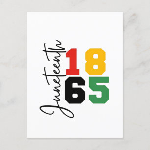 Juneteenth 1865 The Real Independence Day Announcement Postcard