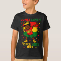 Juneteenth 1865 toddlers boy dabbing prince afro
