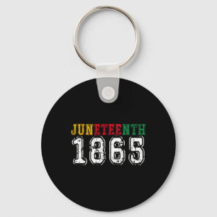 Juneteenth 19 June Black History African American  Key Ring