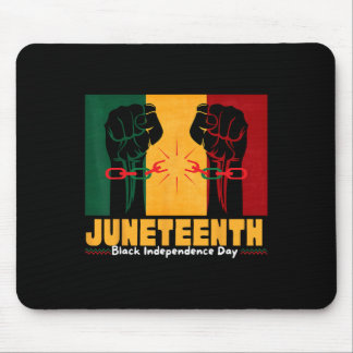 Juneteenth 19th 1865 Black Independence Day Mouse Pad