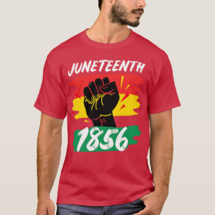 Juneteenth 19th Black African American Proud 1865 T-Shirt
