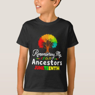 Juneteenth 2025 Women Heritage Remembering My Ance T-Shirt
