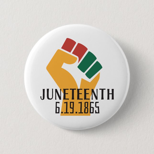 Juneteenth 6-19-1865 button (Front)