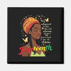 Juneteenth African American 1865 Women Men Junetee Magnet