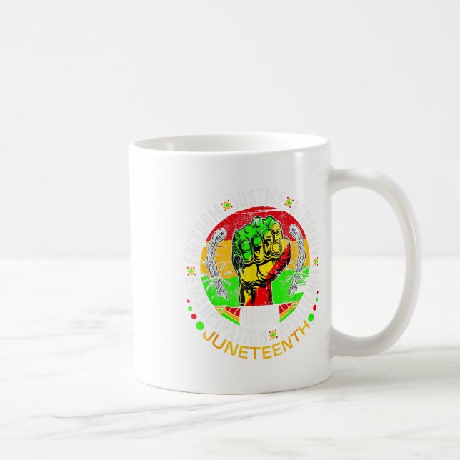 Juneteenth African American Black History 1865  Coffee Mug (Right)