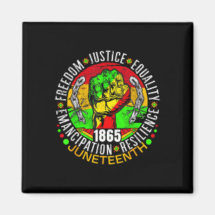 Juneteenth African American Black History 1865 Magnet