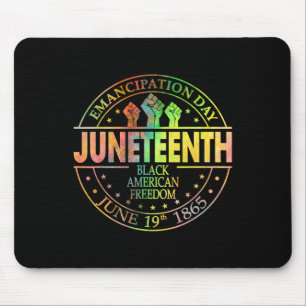 Juneteenth African American Freedom Black History Mouse Pad