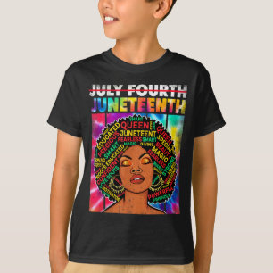 Juneteenth - african american melanin queen black T-Shirt