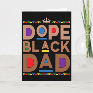 Juneteenth African American Mens Fathers Day Drug Card