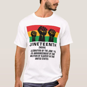 Juneteenth African American pride black freedom T-Shirt