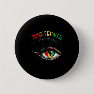 Juneteenth African American Women Black History Pr 6 Cm Round Badge