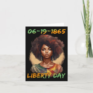 Juneteenth - African American Women Independence D Card