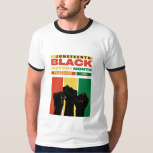 juneteenth african black freedom 1865 history name T-Shirt