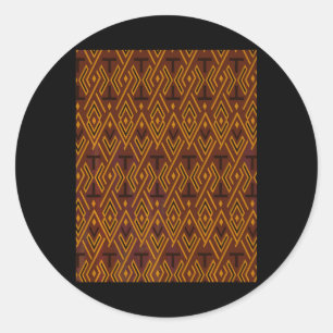 juneteenth african kente cloth pride freedom day s classic round sticker