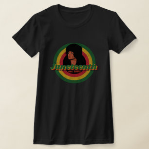 Juneteenth   Afro Hair   Retro   T-Shirt