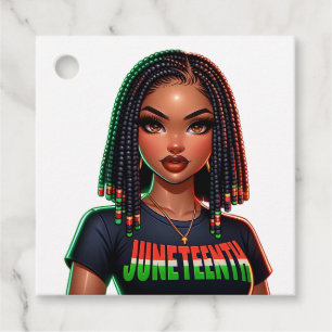 Juneteenth Afrocentric  Favour Tags
