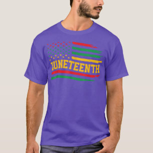 Juneteenth American Flag June 19th 1865 History of T-Shirt