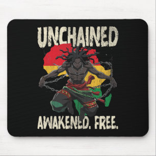 Juneteenth Anime Manga Characters, African Culture Mouse Pad