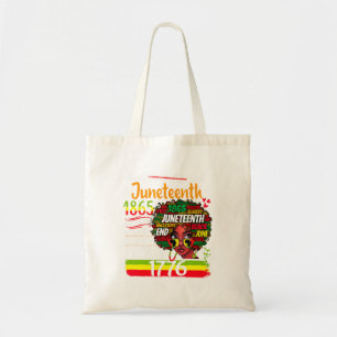 Juneteenth Because My Ancestor WerenT Free Afro Bl Tote Bag