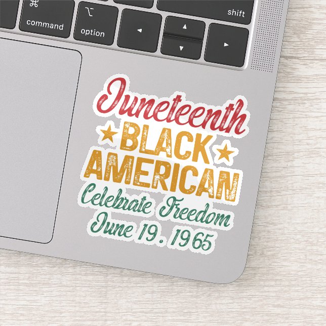Juneteenth Black American Celebrate Freedom Cool (Detail)