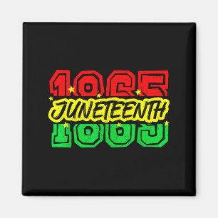 Juneteenth black history month june 19th 1865 magnet