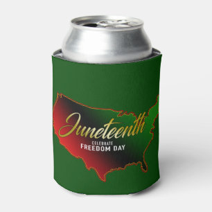 Juneteenth Black Independence Can Cooler