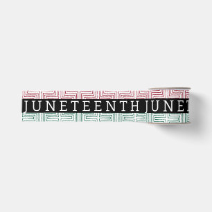 Juneteenth Black Independence Day Holiday Grosgrai Grosgrain Ribbon