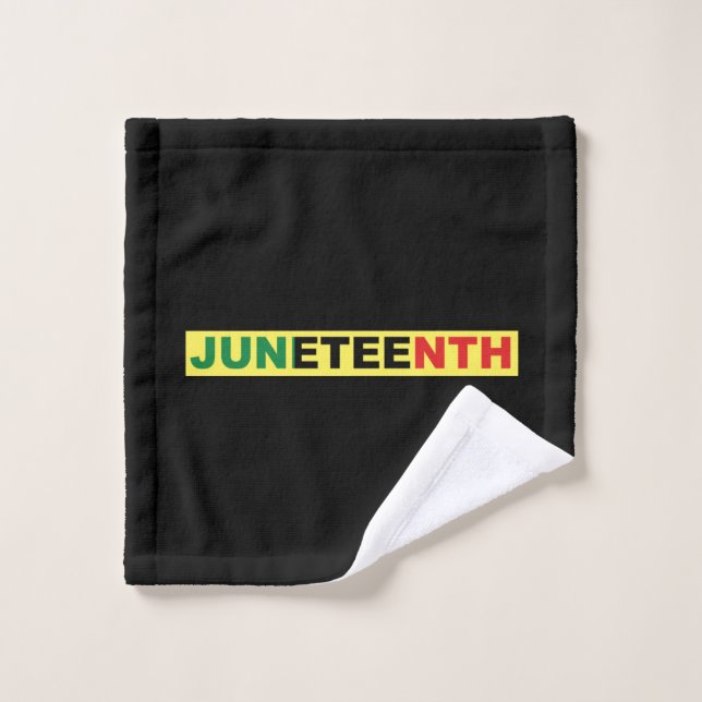 Juneteenth Black Independence Wash Cloth (Wash Cloth)