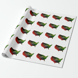 Juneteenth Black Independence Wrapping Paper
