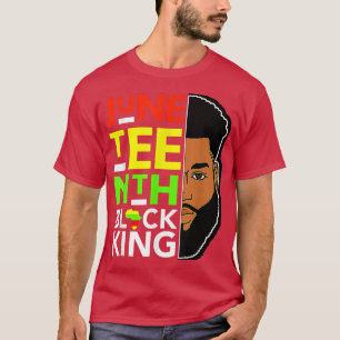 Juneteenth Black King Father Dad Men Son Boys Mela T-Shirt