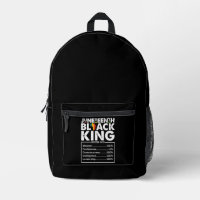 Juneteenth Black King Nutritional Facts Melanin 