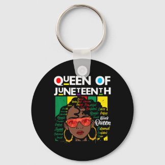 Juneteenth Black Queen Melanin Girl Magic Sista Wo Key Ring