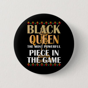 juneteenth black queen most powerful chess african 6 cm round badge