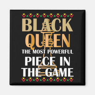 juneteenth black queen most powerful chess african magnet
