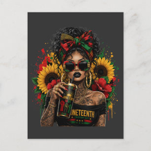 Juneteenth Black Women African American History Holiday Postcard