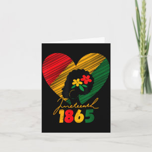 Juneteenth black women remembering my ancestors  card