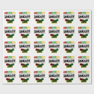 Juneteenth Blackity Black Black Black Funny Wrapping Paper