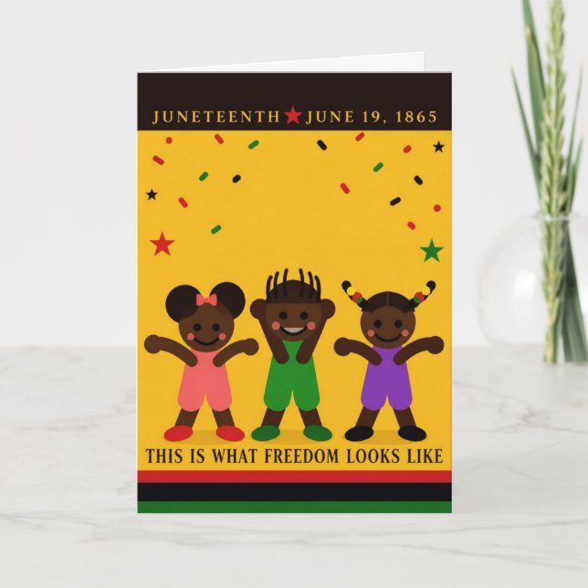 Juneteenth Card (Front)