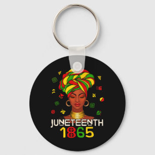 Juneteenth Celebrate African American Freedom Day Key Ring