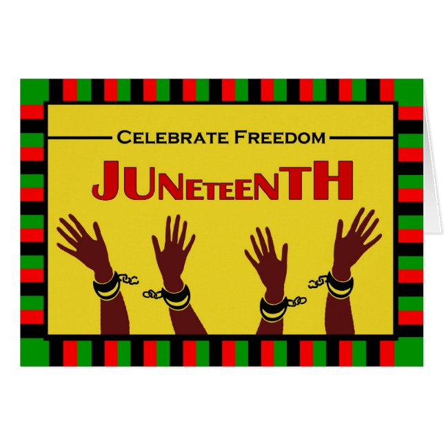 Juneteenth, Celebrate Freedom, Shackles Broken (Front Horizontal)