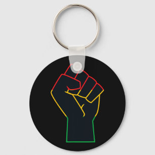 Juneteenth Celebrates Black African American Freed Key Ring