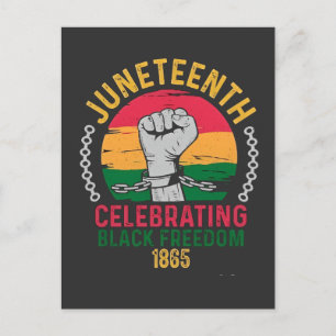 Juneteenth Celebrating Black Freedom 1865 Announcement Postcard
