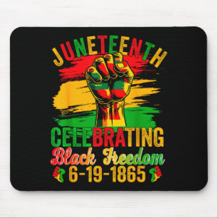 Juneteenth celebrating black freedom 1865 men mouse pad