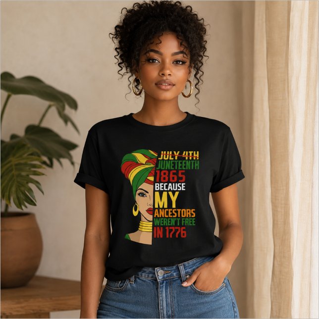 Juneteenth Celebrating Black Freedom 1865 T-Shirt (Creator Uploaded)
