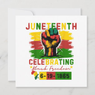 Juneteenth Celebrating Black Freedom Black History Invitation