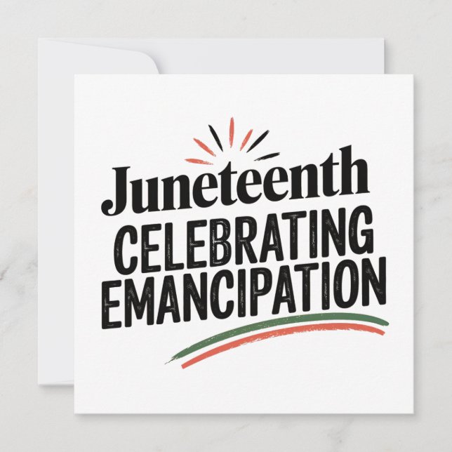 Juneteenth Celebrating Emancipation freedom design (Front)